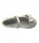 Flats Flats with Bow - Ivory - C011LRX8ONB $30.23