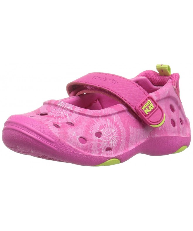 Flats Made 2 Play Phibian Mary Jane Water Shoe (Toddler/Little Kid) - Pink - C212HXTSKKJ $56.56