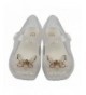 Flats Girls Comfortable Cute Butterfly Toddler Kids Mary Jane Flats Ballet Shoes - Silver - C817YYIZ763 $28.14