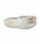 Flats Girls Comfortable Cute Butterfly Toddler Kids Mary Jane Flats Ballet Shoes - Silver - C817YYIZ763 $28.14
