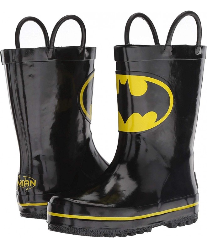Boots Baby Boy's 1BMF505 Batman Rain Boot (Toddler/Little Kid) - Black/Yellow - CH116B8E2BF $52.53