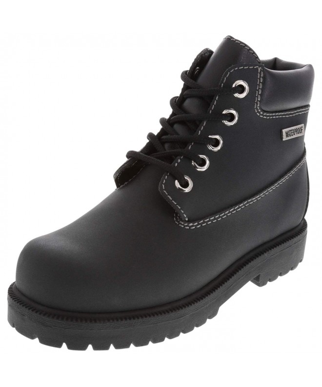 Boots Boys' Waterproof Boots - Black - C018HA3GDKK $43.23