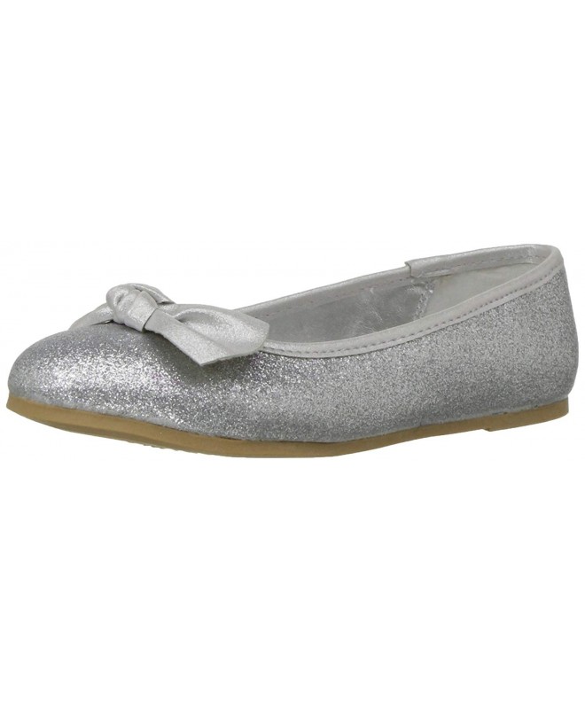 Flats Kids' Larabeth Ballet Flat - Silver - CP184YAQE2W $52.33