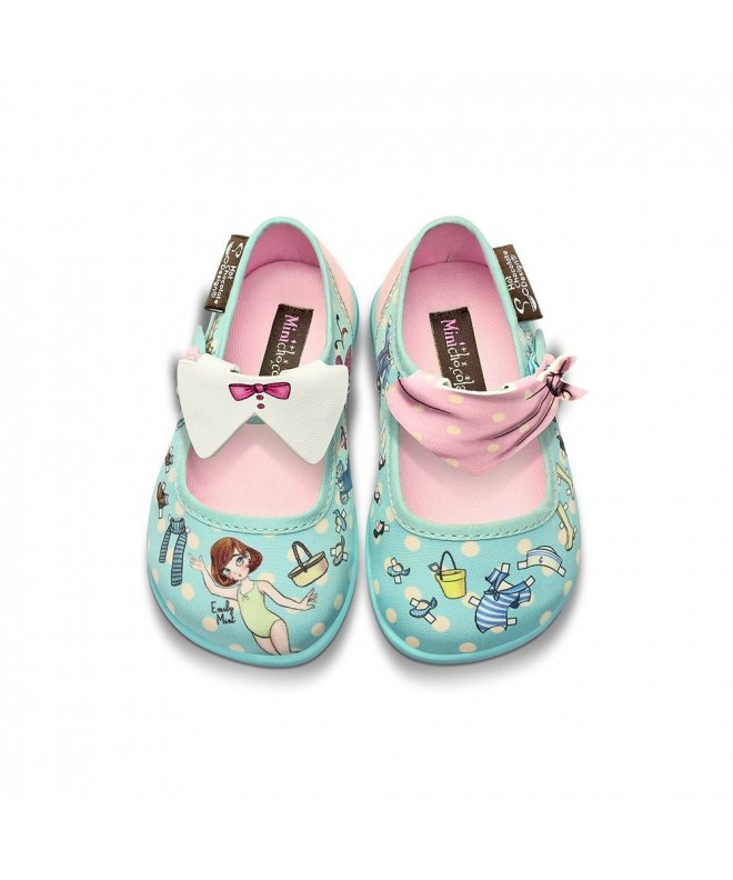 Flats Mini Chocolaticas Paper Doll Girls Mary Jane Flat - Multicoloured - CR188TLR856 $73.72