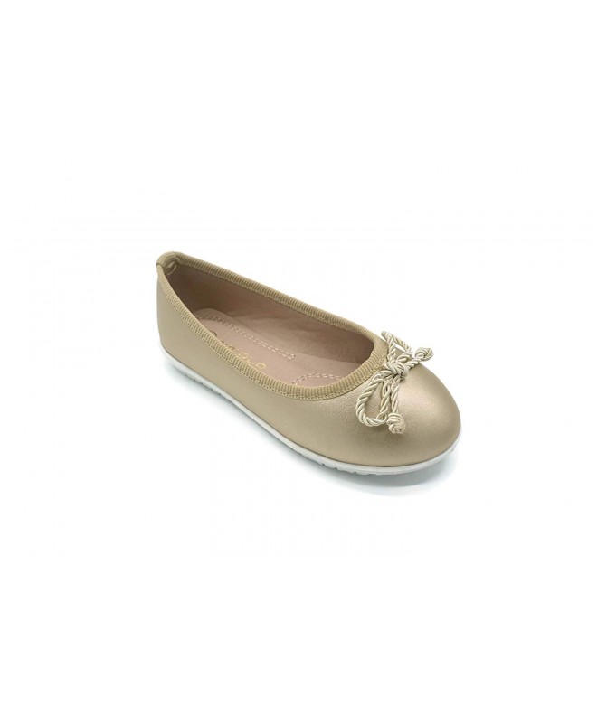 Flats Sport Bow Slip On Ballet Flats - Shoes for Girls (Toddler/Little Kid/Big Kid) - Gold - CC18KM3G2GE $28.88