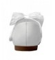 Flats Maxu Solid PU Dress Bow Mary Jane for Girls (Toddler/Little Kid) - White - CV182ZYIGID $36.44
