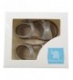 Flats Kids' Lili Cross Sandal W/Bow - Silver - C5186GZK7Q9 $90.53
