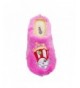 Flats Girls Plush Round Toe Embroidered Character Slip On Clogs (See More Designs Sizes) - Poppy Corn - C2185CHEOGZ $19.45