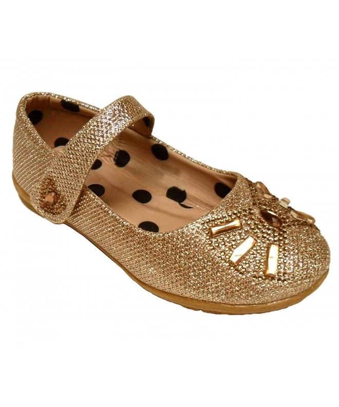 Flats Christmas Special Rhinestone Assorted - Jeweled Rose Gold - CE180R2ECI0 $33.36