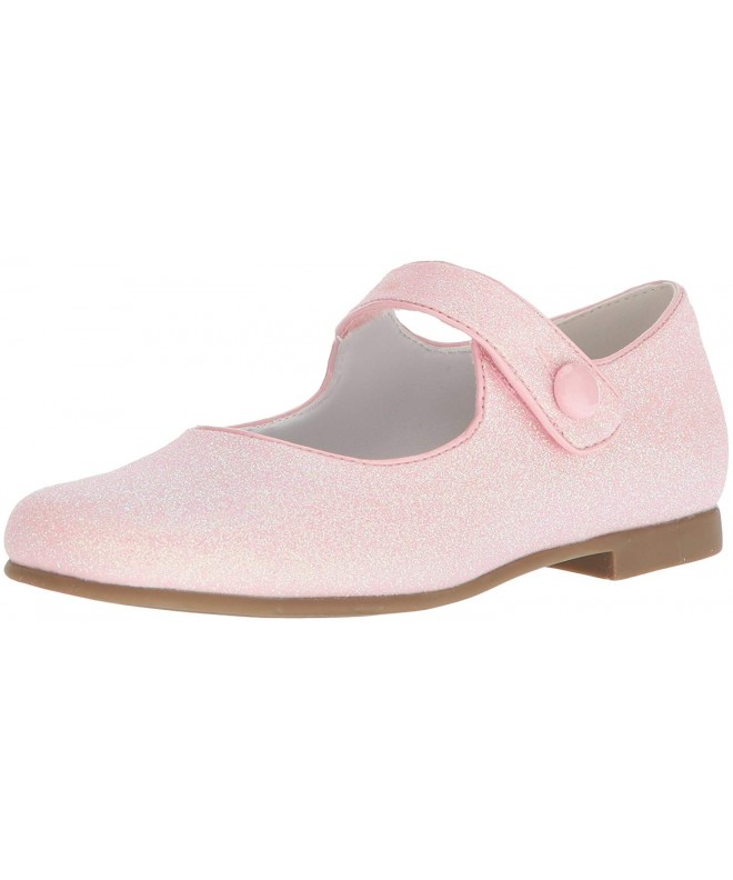 Flats Kids' Halle Mary Jane - Pink Glitter - C312N83L6SU $38.95