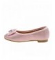 Flats Girl's Shimmer Ballet Flat with Glitter and Bow (Toddler - Little Kid - Big Kid) - Pink Shine - C518920M699 $16.66