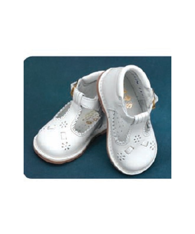 Flats White T Strap Easter Baby Toddler Girl Shoe 3-9.5 - C1117Y4JLWZ $55.56