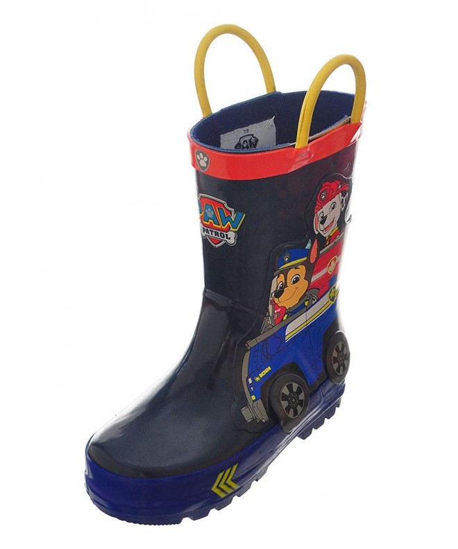 Boots Boys'Paw Patrol Rain Boots - Blue - CW18DLD9KSZ $67.12