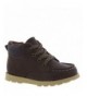 Boots Kids Boy's Brand Brown Boot Fashion - Brown - CG189OL403I $50.18