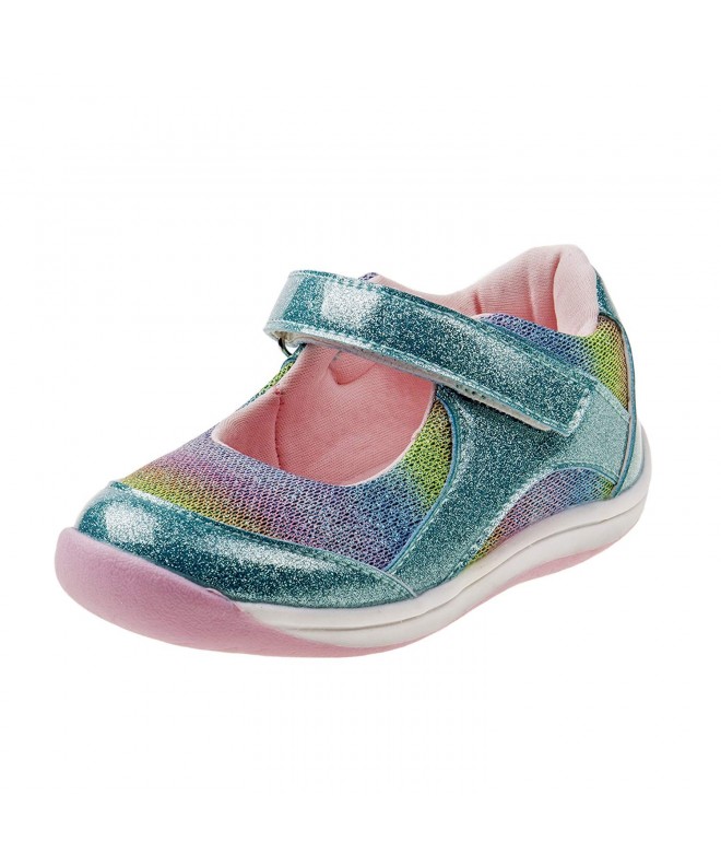 Flats Metallic Mary Jane Shoes (Toddler) - Blue Multi - CC18EKX597X $20.09