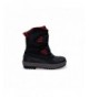 Boots Kids Waterproof Warm Comfortable Winter Snow Boots-Black Youth Anti-Skid Snow Boots for Boys - Black - C018I7ARHYK $57.70