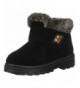Boots Boy's Girl's Classic Waterproof Suede Leather Snow Boots (Toddler/Little Kid/Big Kid) - Black - C211R3HP3PR $34.47