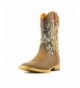 Boots Boys' Buckshot Camo Cowboy Square Toe Zip Boot - Camouflage - C411JA26FRR $78.88