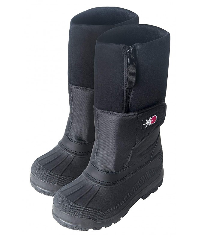 Boots Childrens Snow Boot with Extra Long Sleeve - Black - C6129Z6JW41 $80.59