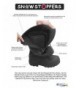 Boots Childrens Snow Boot with Extra Long Sleeve - Black - C6129Z6JW41 $76.93