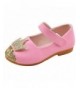 Flats Toddler Girl Flats - Baby Girls Princess Mary Jane Oxford Flats Uniform School Dress Shoes - C-pink - CL18NLUQY7X $23.49