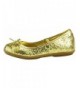 Flats Glitter Ballet Flat - Glitter Light Gold - C4188R9O309 $29.78