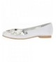 Flats Kids' prim Ballet Flat - White - C112MQP8IFH $32.27