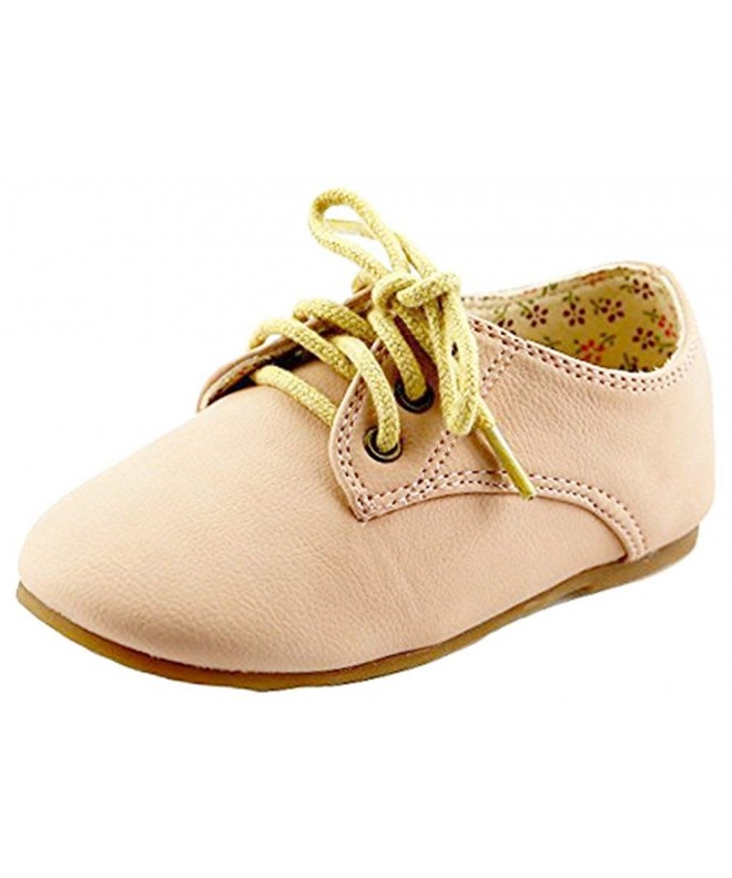 Flats Girl's Toddler Oxford - Nude - CH18033TA3L $25.67