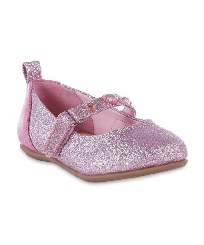 Flats Girls' Princess Flat Girls Dress Shoes - CN18C9GIC79 $54.53