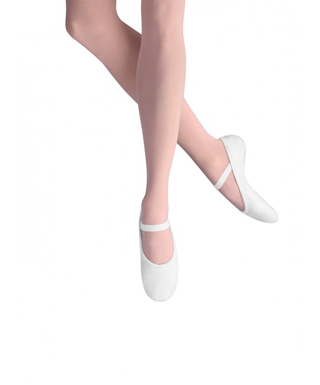 Flats Girls' Ballet Russe Dance Shoe - White - 11 D US Little Kid - C917YDX8O7Q $32.23