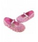 Flats Girls Infant Pink Satin and Flower Ballerina Shoes Ballet-Flats - Pink - CJ11T0JZL5X $19.70
