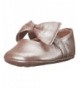 Flats Kids' Baby Ballerina with Bow Crib Shoe - Suede Blush - CW124DPO4GZ $55.58
