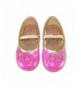 Flats Girls' Pink Glitter Party Toddler Shoes Synthetic Flats-Shoes - Pink - C311S5N5Q55 $18.68