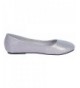 Flats Girls Ballet Flats with Rhinestones - Grey - C5184WZQNIA $18.53