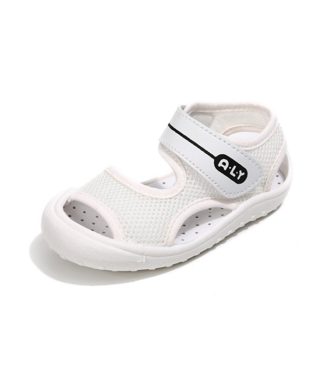 Flats Toddler Girls Summer Shoes Slip-on Casual Breathable Mesh Mary Jane Flat Sneaker - A-white - CL18DK9SLXH $20.22