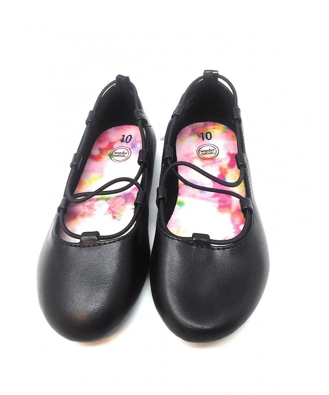 Flats Toddler Girls' Casual Flat Shoes Black - C618NWZ7QY0 $20.27