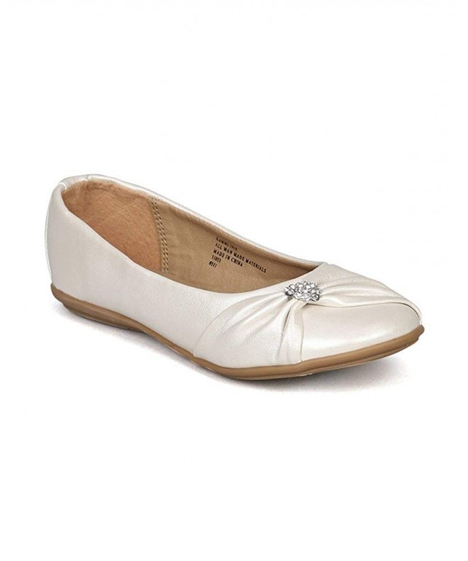 Flats Girls Kammi-191E Flats Shoes - Ivory - CU11F0NHOUD $50.55