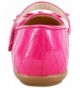 Flats The Doll Maker Girl's Bow Top Glossy Strap Flat - Hot Pink - CV12C6N9CNV $33.26