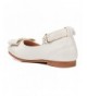Flats Girl's Ankle Strap Dress Ballet Flat Shoes - Beige - C918948OA2X $39.05
