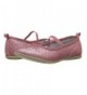 Flats Kids' KATE2 Ballet Flat - Pink Glitter - CW12C6YZN1P $46.24