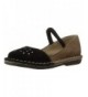 Flats Medallion Collection Lacy Mary Jane (Toddler/Little Kid) - Black/Tan - C611RJD3HCB $57.58