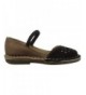Flats Medallion Collection Lacy Mary Jane (Toddler/Little Kid) - Black/Tan - C611RJD3HCB $57.58