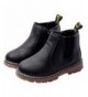 Boots Boy's Girl's British Waterproof Plush Inside Snow Boots(Baby/Toddler/Little Kid/Big Kid) - Black - C1186DMZNH4 $30.48