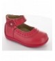 Flats Leather Mary Jane Flat Shoes for Toddler Girls. Fuchsia and Rose Gold - Fuchsia - CV18MCEGH9Q $67.77