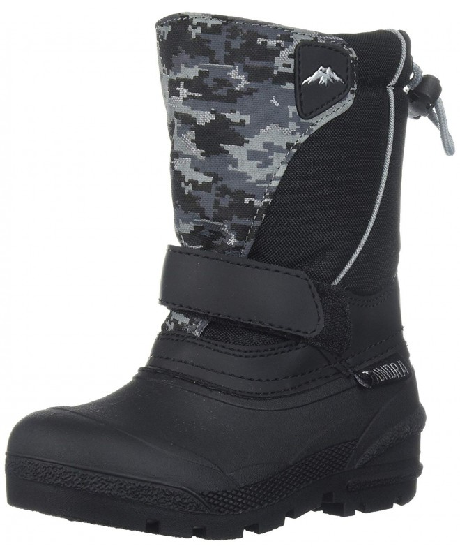 Boots Quebec (Toddler/Little Big Kid) - Black/Grey Camo - CK1180R6JGB $75.15