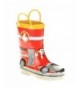 Boots Boy's Patrol Rain Boots - Red/Yellow - C3180SWI5MX $80.63