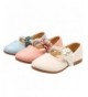 Flats Girls Casual Mary Jane Slip-on Flats Kids Dress Ballerina Toddler Shoes - Blue - CI18HYN4HAN $39.20