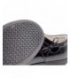 Flats Girls' Mary Jane Flats Black Lace Edge with Bow Leather School Shoes - CQ18M6ILGGI $49.25