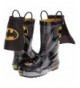 Boots Kids' Waterproof D.c. Comics Character Rain Boots with Easy on Handles - Batman Everlasting - CQ11F7FPJBP $68.37