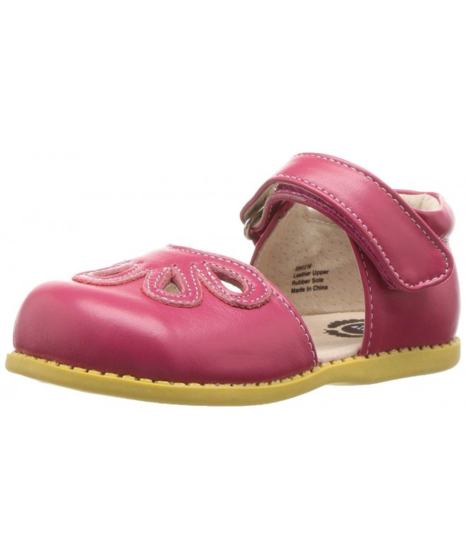Flats Kids' Petal Mary Jane - Hot Pink - CP12L2VG93T $86.99